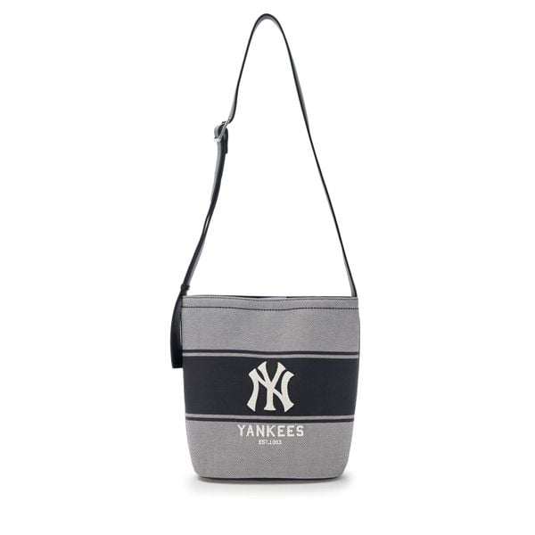 Túi Xách MLB - Varsity Lettering Canvas Bucket Bag NY Yankees - 3ABMB015N-50BKS