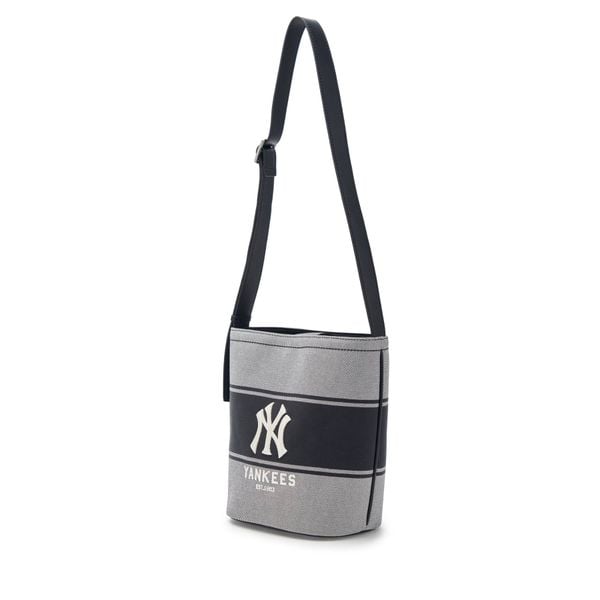 Túi Xách MLB - Varsity Lettering Canvas Bucket Bag NY Yankees - 3ABMB015N-50BKS