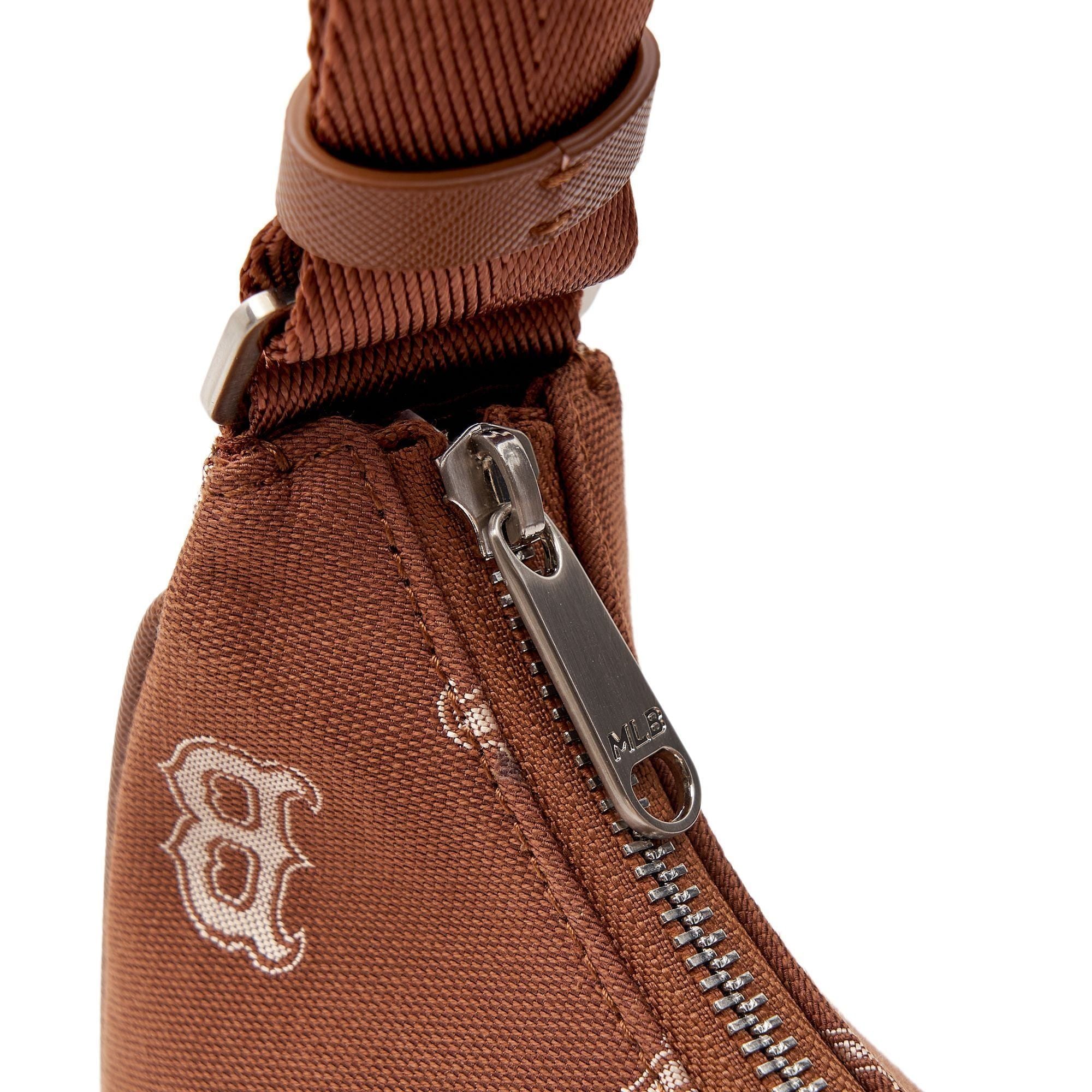  Túi Xách MLB Korea - Classic Monogram Jacquard Large Hobo Bag Boston Brown - 3ABQL023N-43BRS 