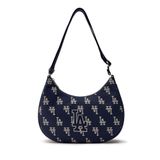  Túi Xách MLB Korea - Classic Monogram Jacquard Large Hobo Bag LA Navy - 3ABQL023N-07NYD 