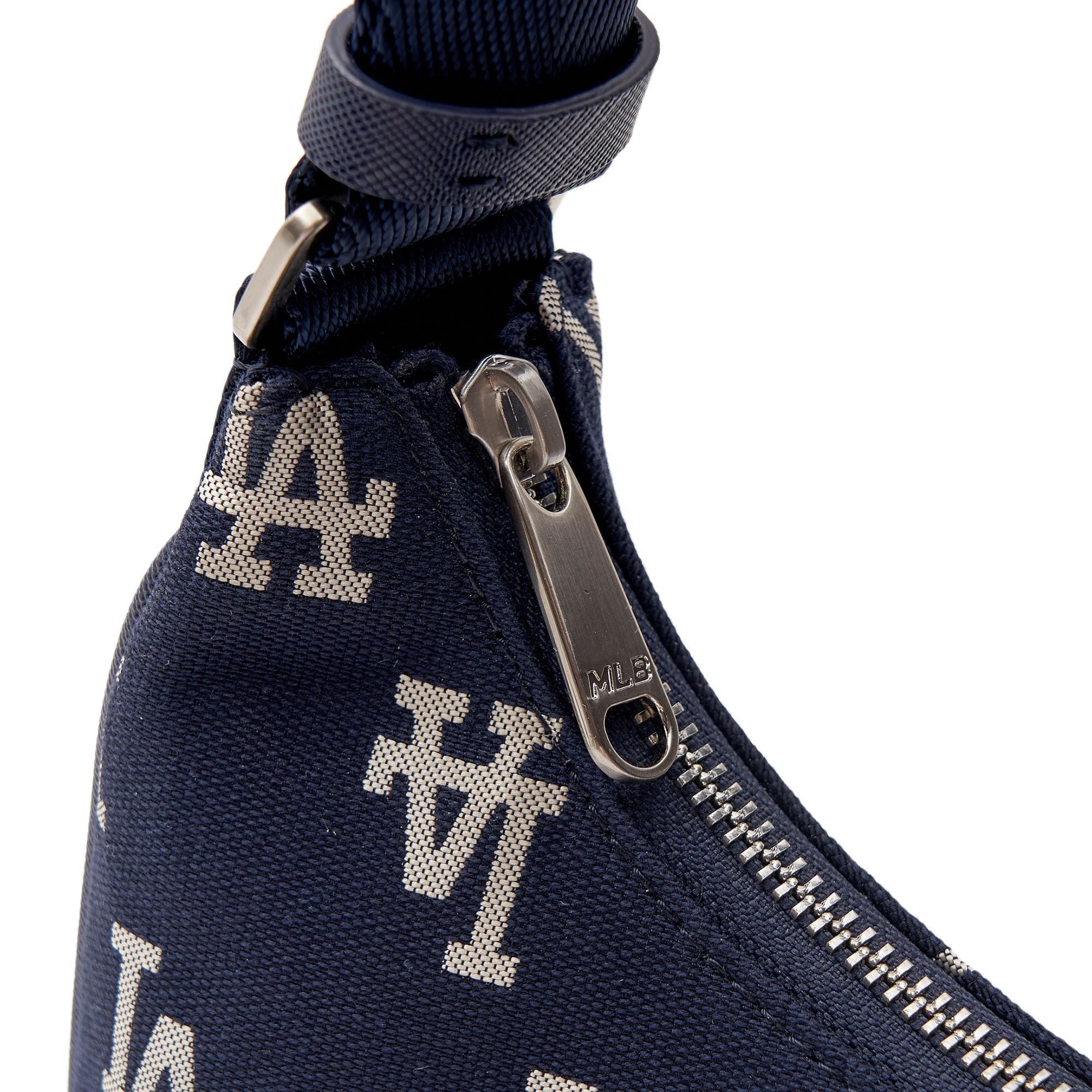  Túi Xách MLB Korea - Classic Monogram Jacquard Large Hobo Bag LA Navy - 3ABQL023N-07NYD 