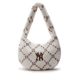  Túi Xách MLB Korea - Dia Monogram Fur Hobo Bag NY Yankees - 3ABQM0836-50CRD 