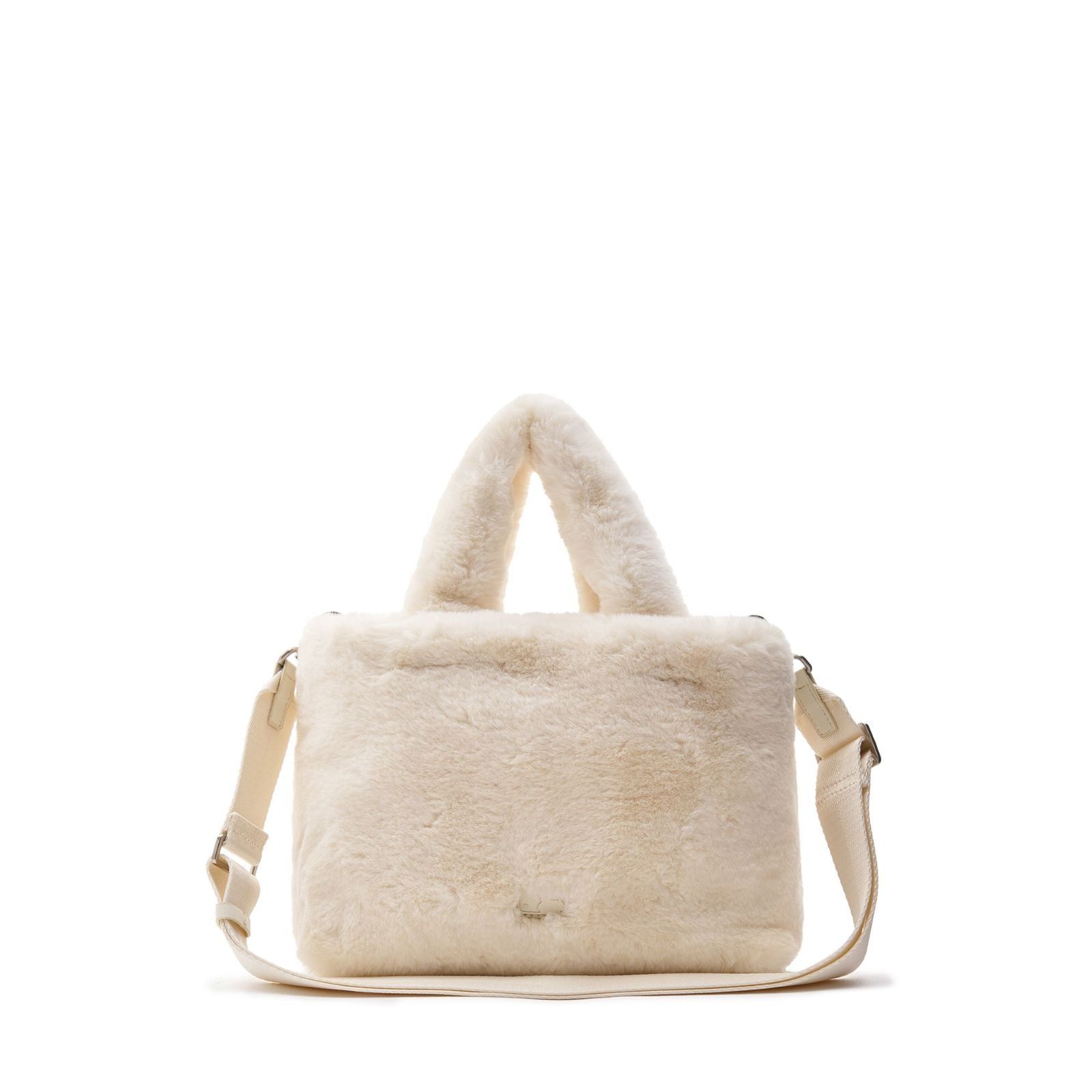  Túi MLB Korea - Basic Fur Fleece Tote Bag NY Yankees - 3AORS0536-43BGL 