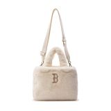 Túi MLB Korea - Basic Fur Fleece Tote Bag NY Yankees - 3AORS0536-43BGL 