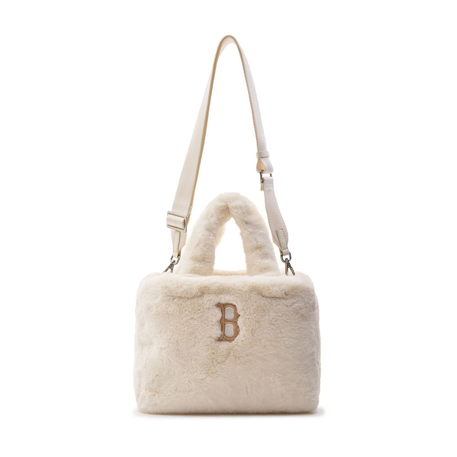  Túi MLB Korea - Basic Fur Fleece Tote Bag NY Yankees - 3AORS0536-43BGL 