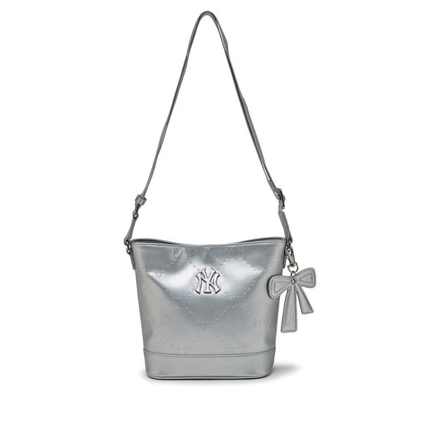 Túi Xách MLB - NY Yankees Monogram Embo Bucket Bag - 7ACRM066N-50SIS