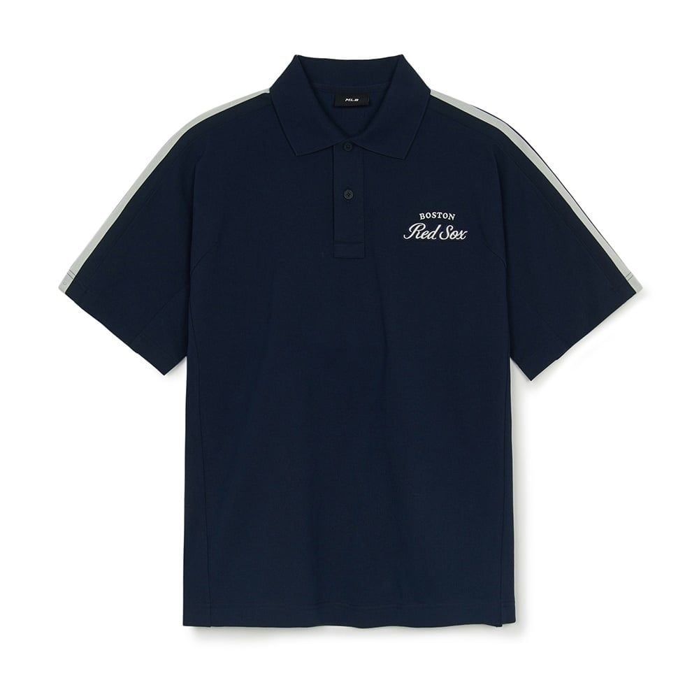  Áo Polo MLB [Unisex] - Varsity Sporty Oversized Collared - 3APQV0153 