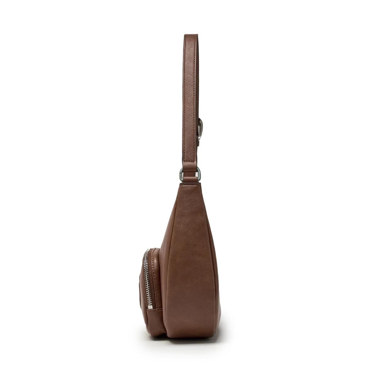  Túi Xách MLB Korea - Basic Vintage Logo Hobo Bag NY Yankees - 3ABQV026N-50BRS 