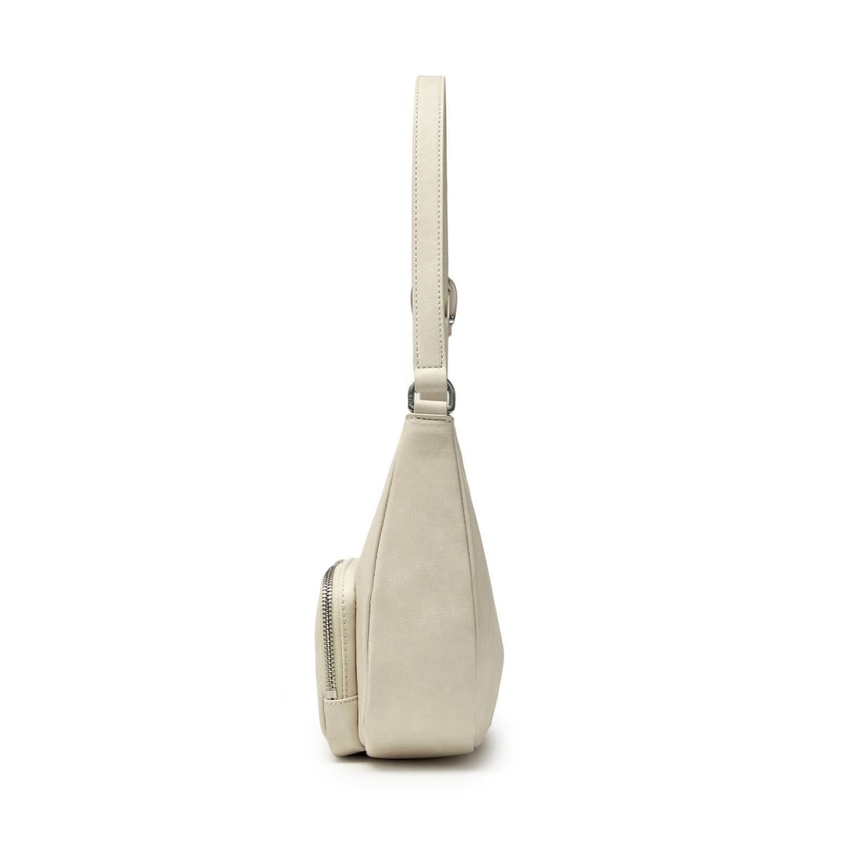 Túi Xách MLB Korea - Basic Vintage Logo Hobo Bag NY Yankees - 3ABQV026N-50CRS 