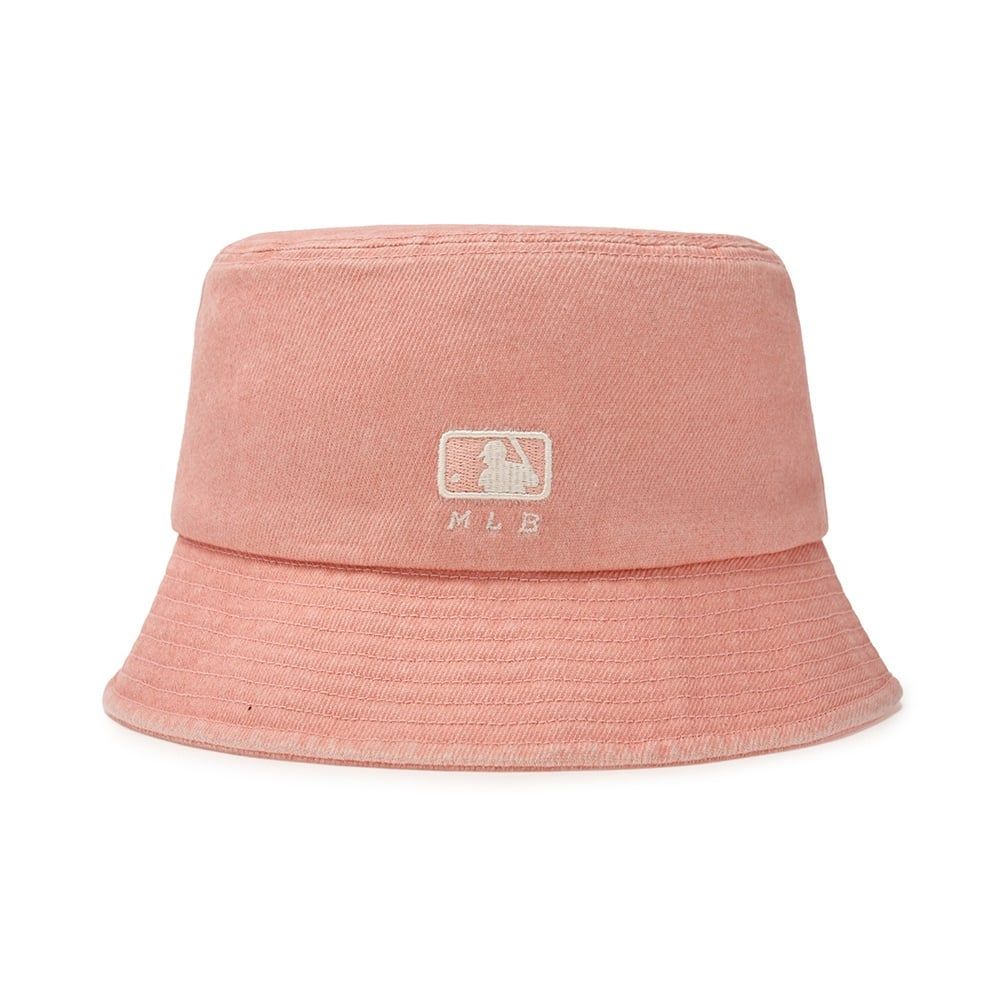 Nón Bucket MLB [Unisex] - Varsity Lettering Color Denim LA - 3AHTDS14N-07PKM 