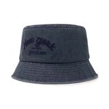  Nón Bucket MLB [Unisex] - Varsity Lettering Color Denim NY - 3AHTDS14N-50INS 