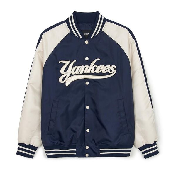Áo Bomber MLB [Unisex] - Nylon Front Graphic Varsity - 3AJPV0244-50NYS