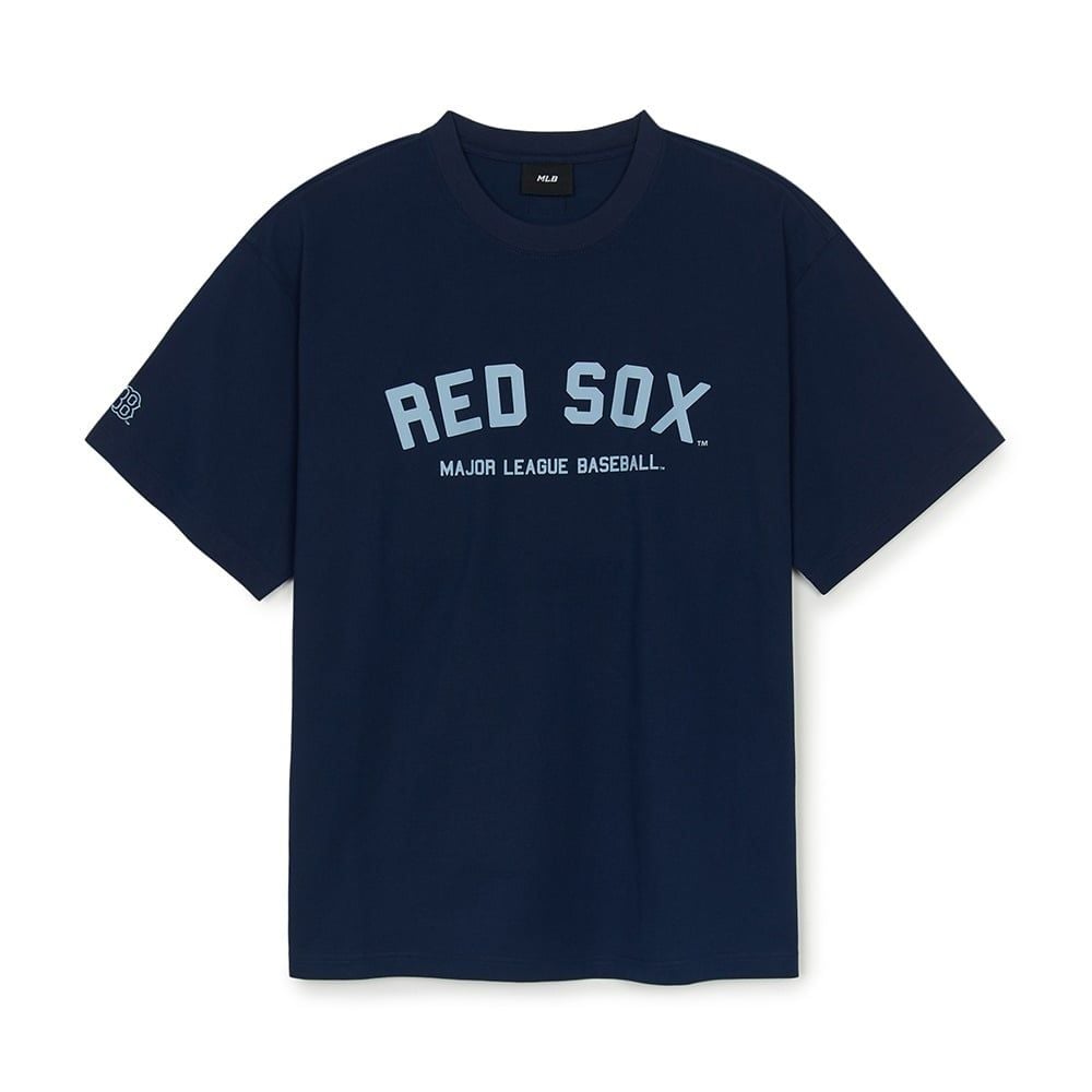  Áo thun MLB [Unisex] Varsity Big Logo Overfit Boston - 3ATSV0253-43NYS 