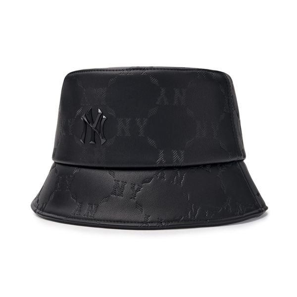 Nón Bucket MLB - [Unisex] Dia Monogram Leather NY - 3AHTM034N-50BKS 