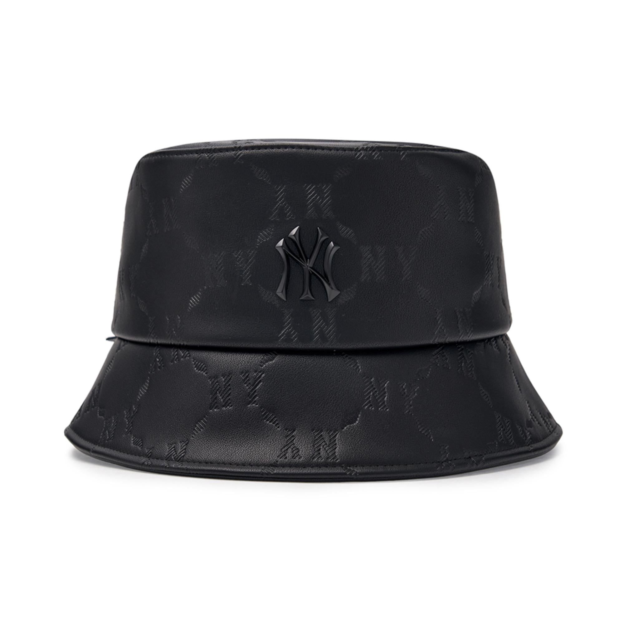  Nón Bucket MLB - [Unisex] Dia Monogram Leather NY - 3AHTM034N-50BKS 