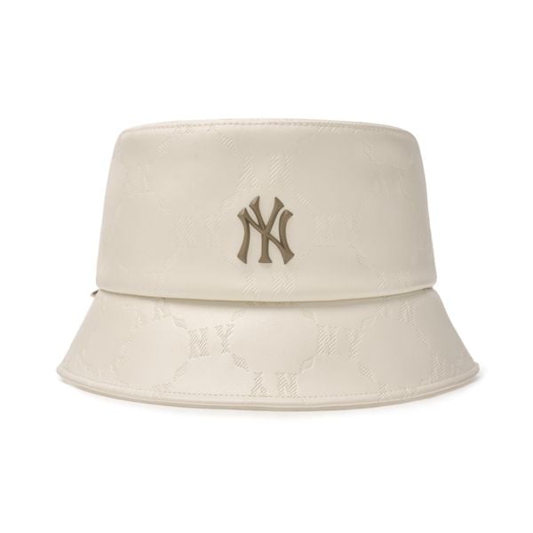 Nón Bucket MLB - [Unisex] Dia Monogram Leather NY - 3AHTM034N-50CRD