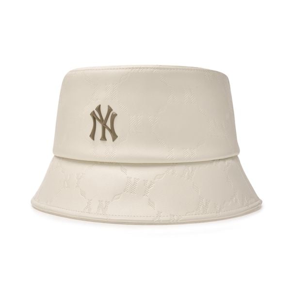 Nón Bucket MLB - [Unisex] Dia Monogram Leather NY - 3AHTM034N-50CRD