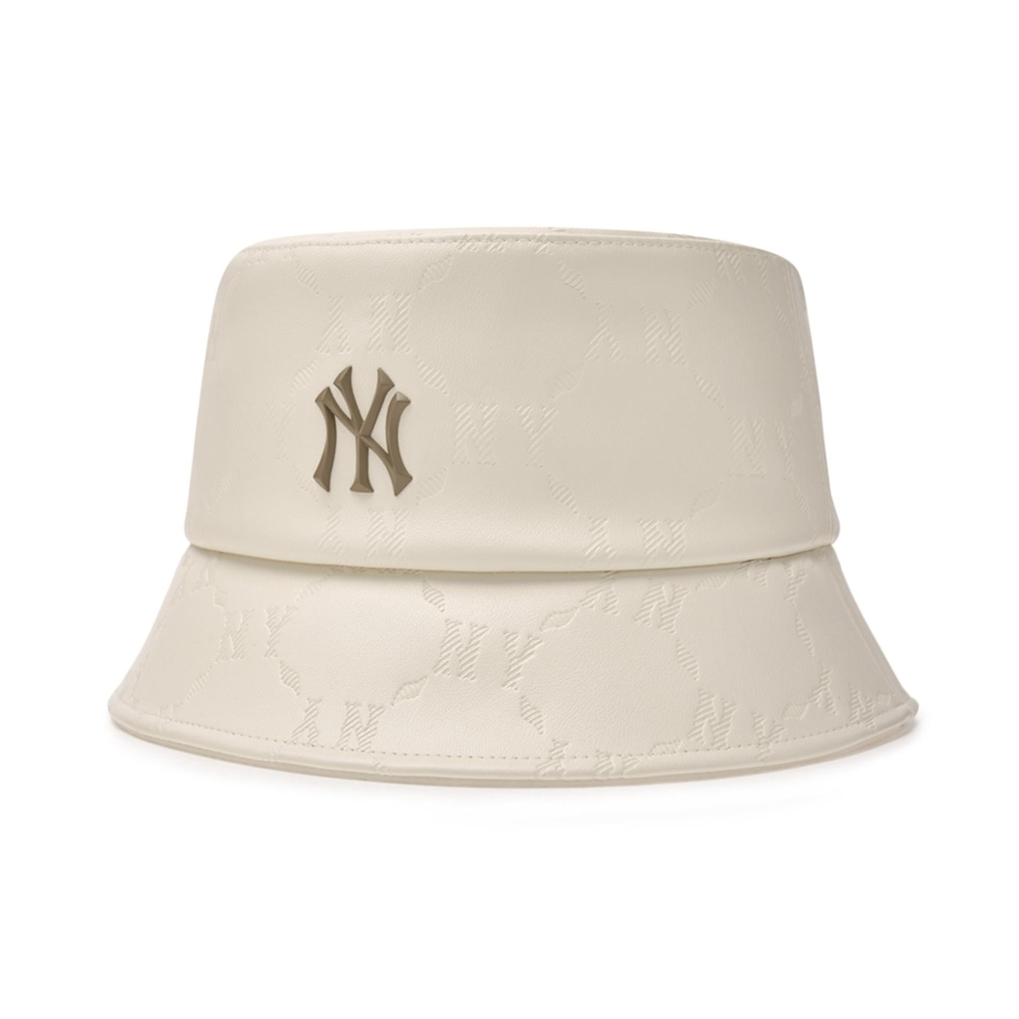  Nón Bucket MLB - [Unisex] Dia Monogram Leather NY - 3AHTM034N-50CRD 