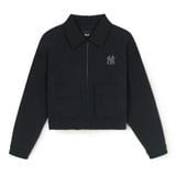  Áo Khoác MLB [Nữ] - Basic Collared Crop Work Jacket NY - 3FJPB0146-50BKS 