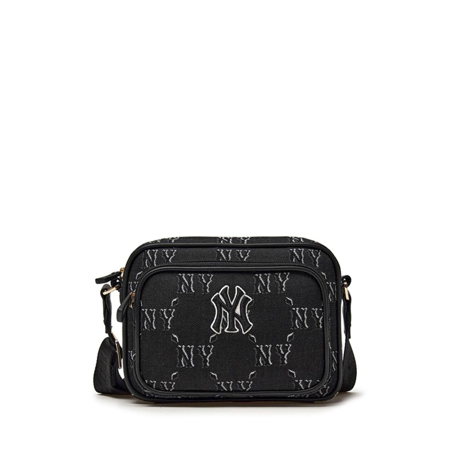  Túi MLB Diamond Monogram Camera Bag NY Black - 7ACRMDH5N-50BKS 