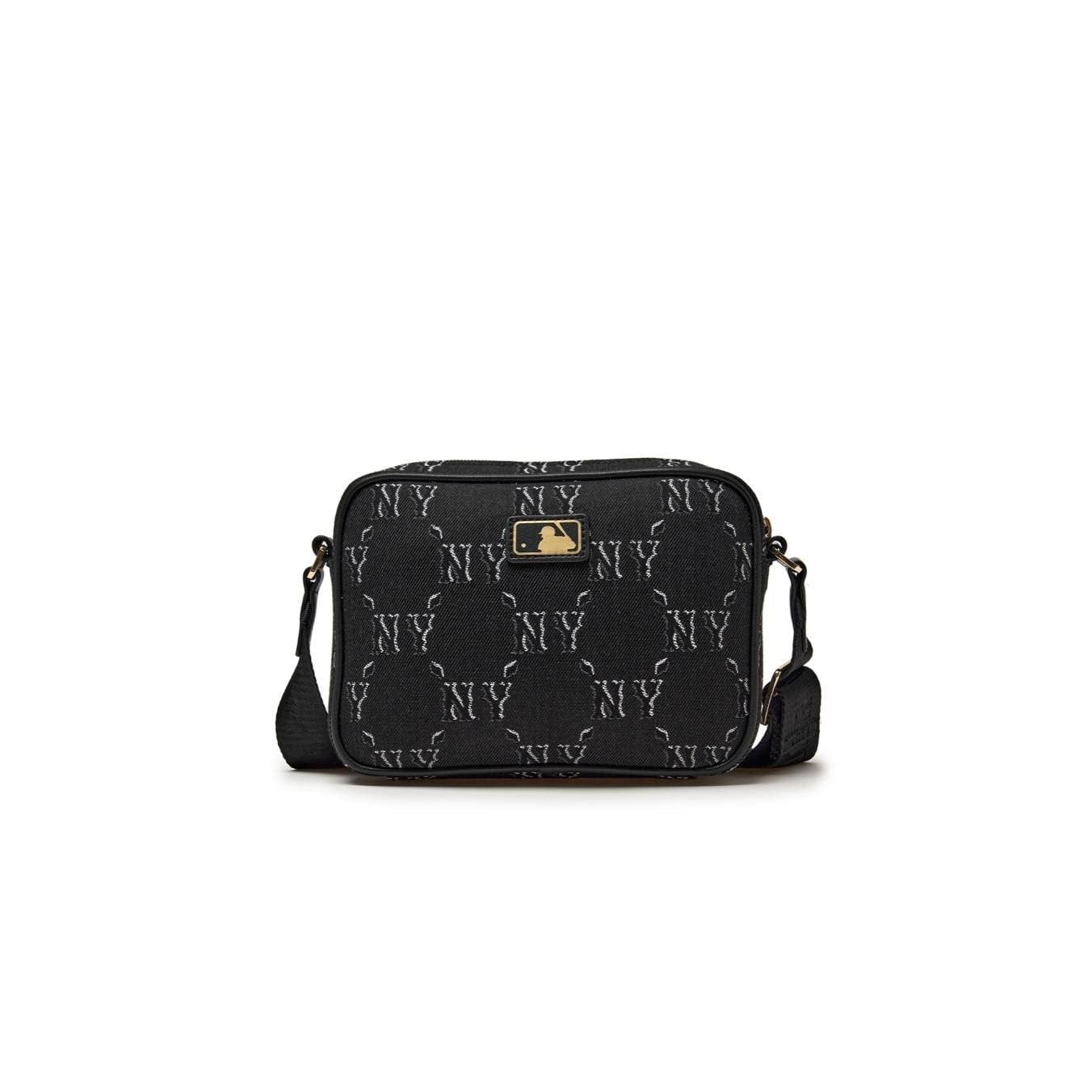  Túi MLB Diamond Monogram Camera Bag NY Black - 7ACRMDH5N-50BKS 