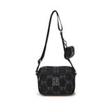  Túi MLB Diamond Monogram Camera Bag NY Black - 7ACRMDH5N-50BKS 