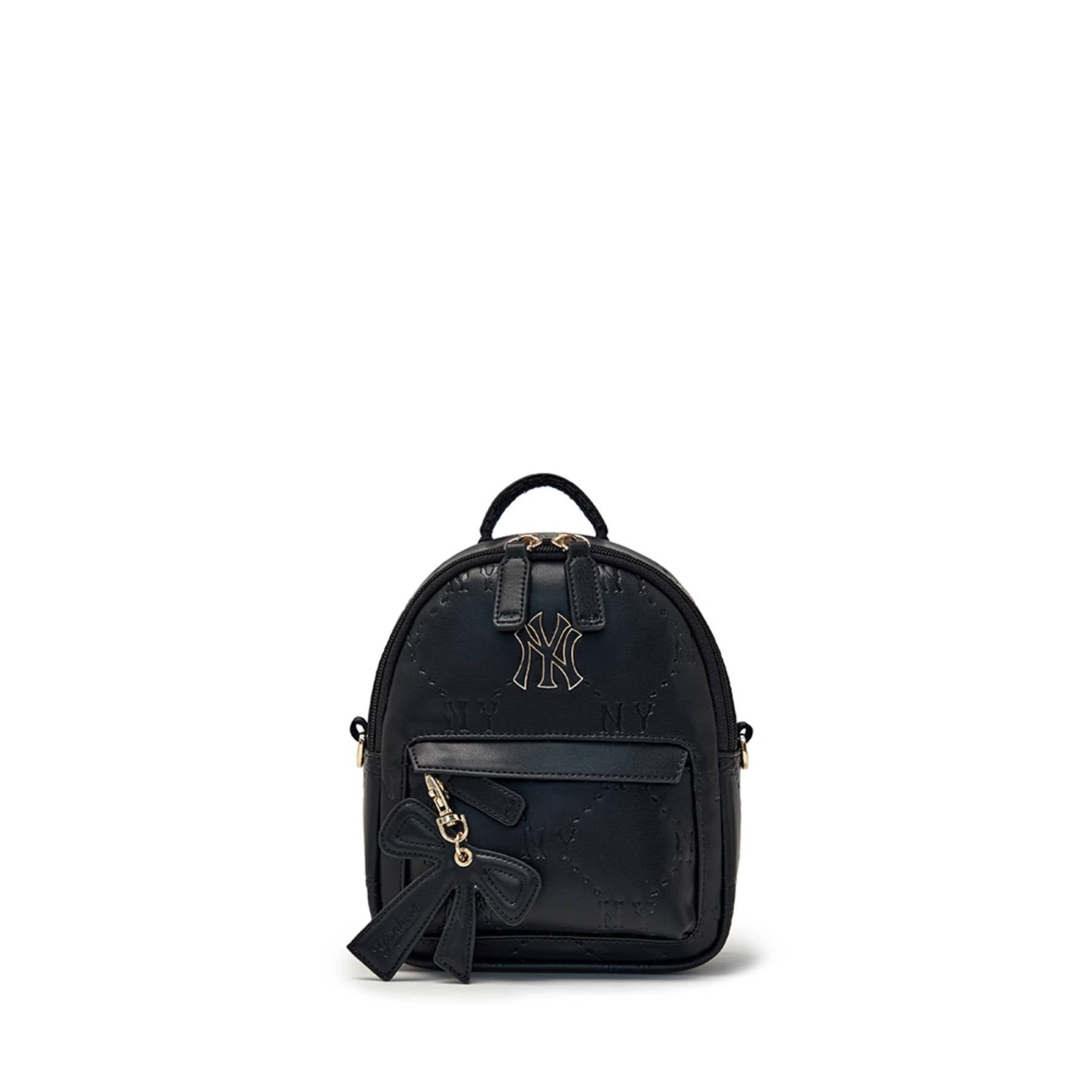  Balo MLB Korea Basic Pu Embo Mini Backpack NY Yankees - 7ABKM036N-50BKS 