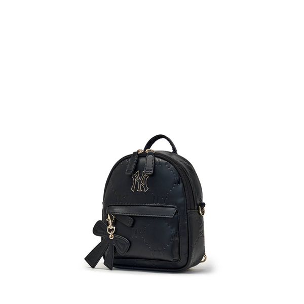 Balo MLB Korea Basic Pu Embo Mini Backpack NY Yankees - 7ABKM036N-50BKS