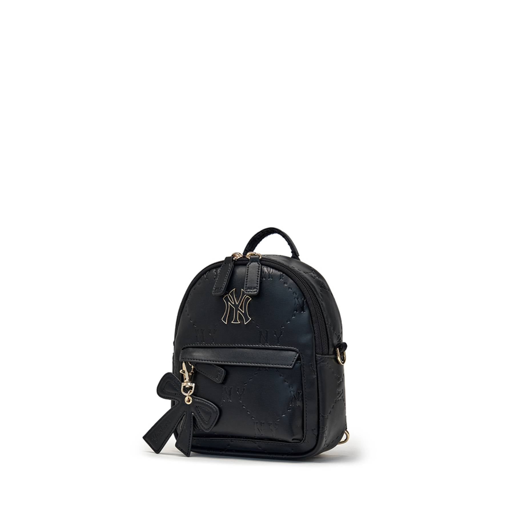  Balo MLB Korea Basic Pu Embo Mini Backpack NY Yankees - 7ABKM036N-50BKS 