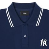  Áo Polo Crop MLB Korea [Nữ] - Basic Crop Collared NY - 3FPQB0243 