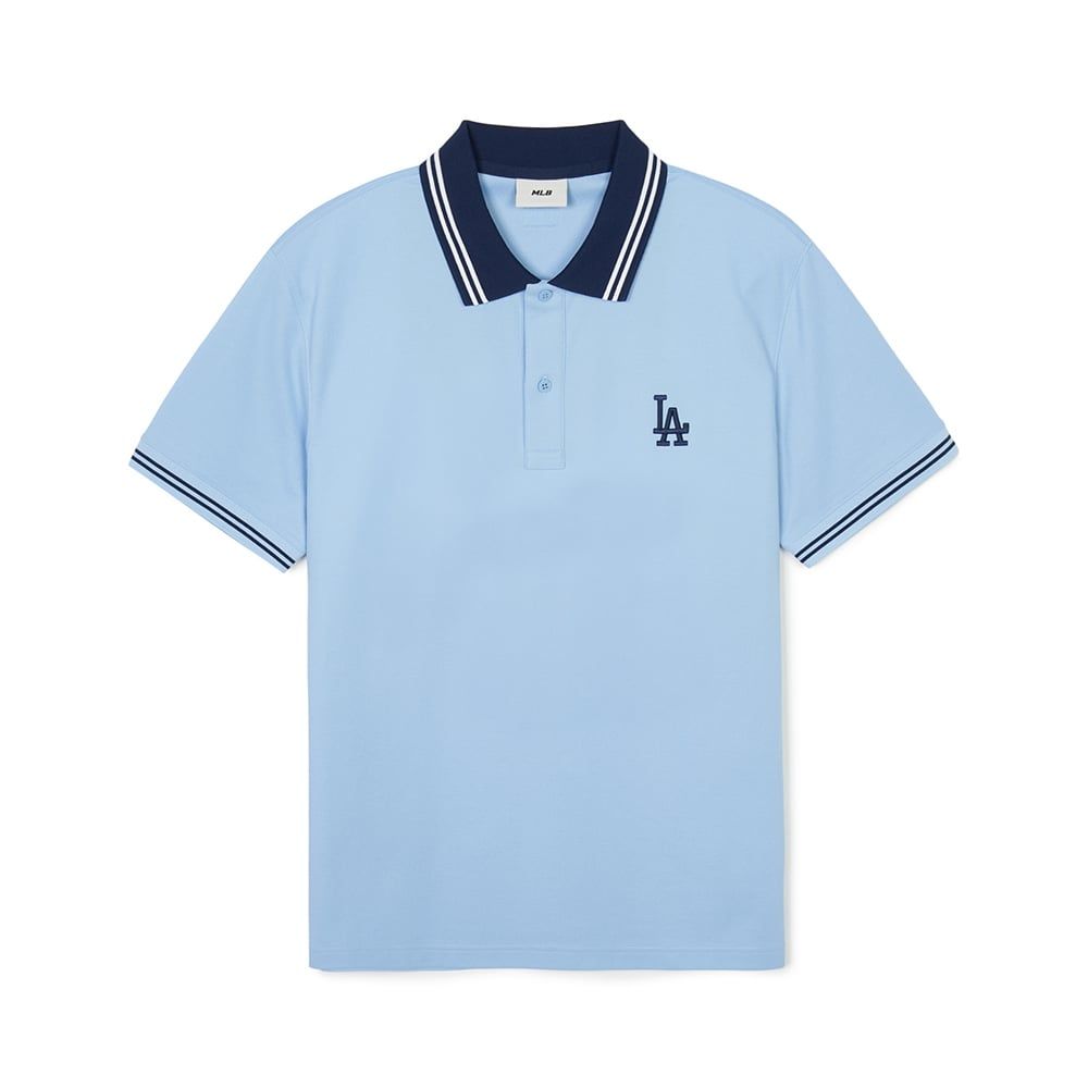  Áo Polo MLB [Unisex] - Basic Color-Blocked Comfortable Fit NY - 3APQB0243-07SBS 