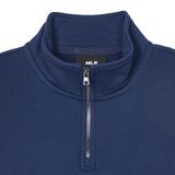  Áo Sweater MLB Korea - Varsity Overfit Half-Zip Boston Navy - 3AMTV0341-43NYS 