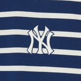 Áo Polo MLB - Varsity Stripe Oversized Collared T-shirt NY - 3APQV0343 