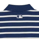  Áo Polo MLB - Varsity Stripe Oversized Collared T-shirt NY - 3APQV0343 