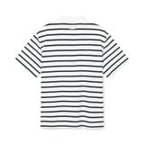  Áo Polo MLB - Varsity Stripe Oversized Collared T-shirt NY - 3APQV0343 