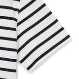  Áo Polo MLB - Varsity Stripe Oversized Collared T-shirt NY - 3APQV0343 
