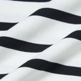  Áo Polo MLB - Varsity Stripe Oversized Collared T-shirt NY - 3APQV0343 
