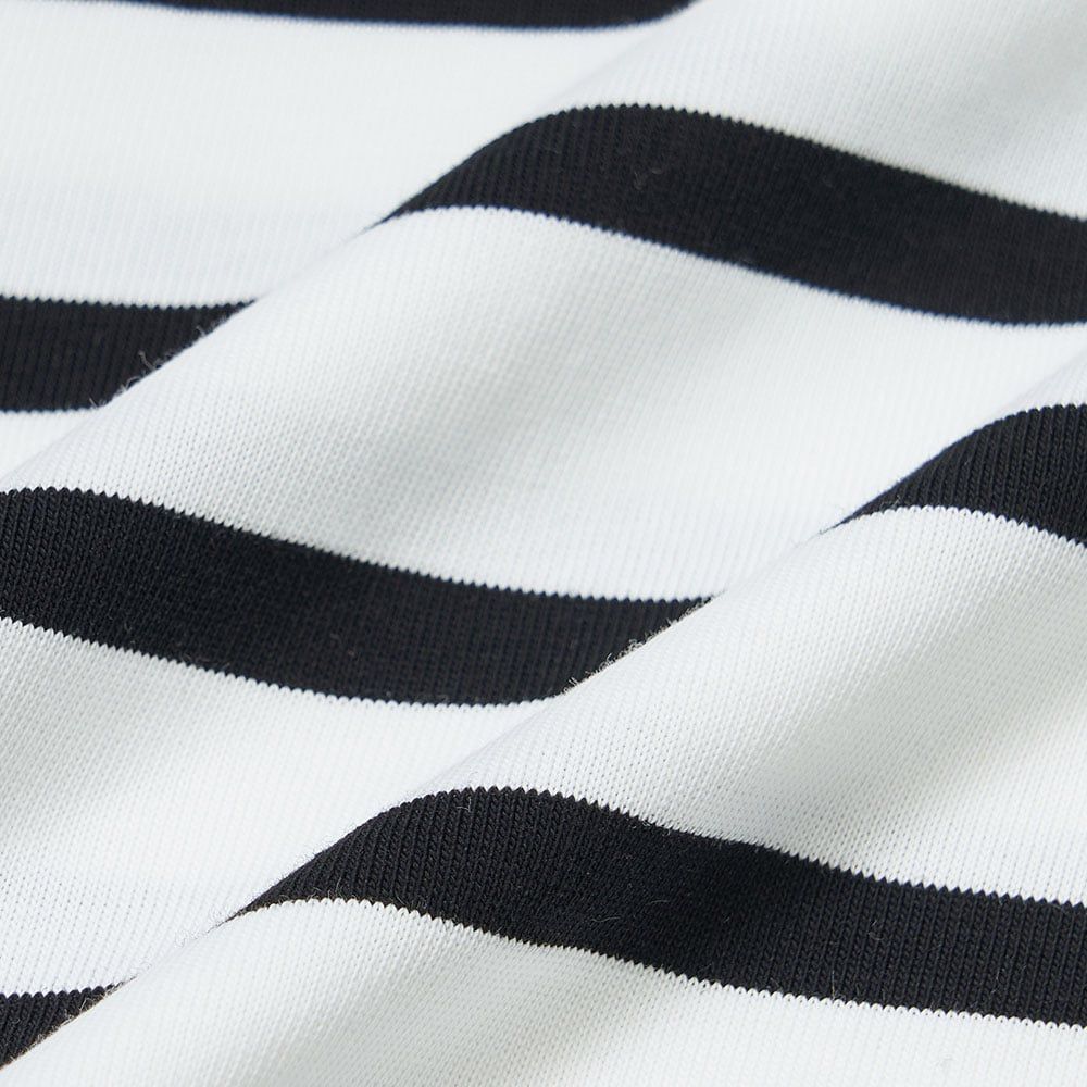  Áo Polo MLB - Varsity Stripe Oversized Collared T-shirt NY - 3APQV0343 