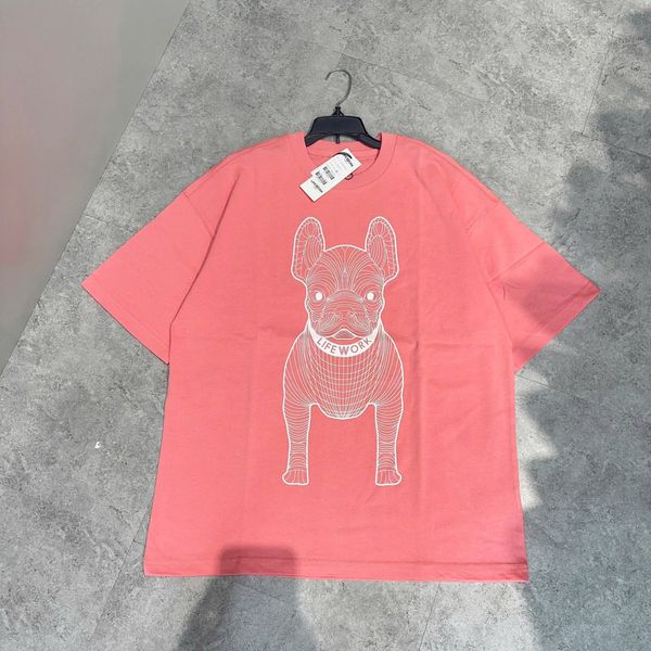  Áo thun Life Work - Life Work Big Logo Basic Pink 