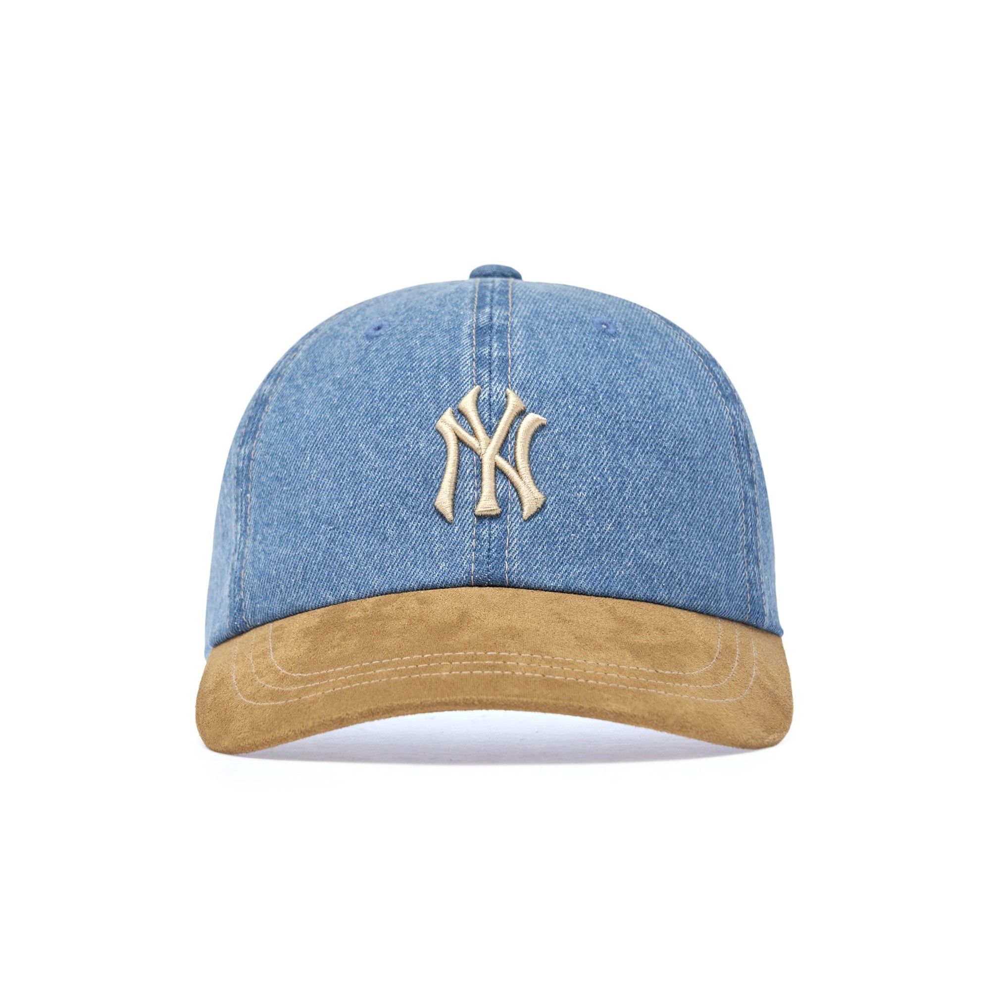  Nón MLB Korea - [Unisex] Denim Suede Unstructured Ballcap - 3ACPB125N-50BGS 