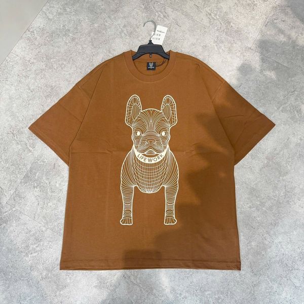 Áo thun Life Work - Life Work Big Logo Basic Brown - LW255TS990