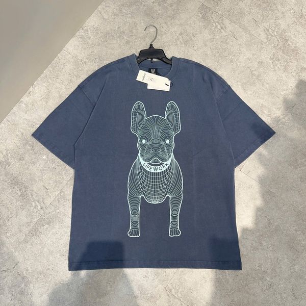  Áo thun Life Work - Life Work Big Logo Basic Dark Blue - LW255TS991 