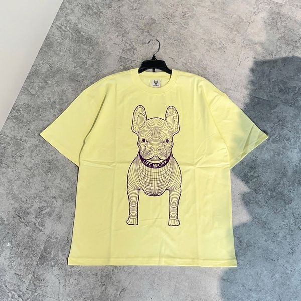  Áo thun Life Work - Life Work Big Logo Basic Yellow 