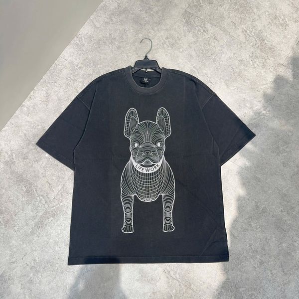  Áo thun Life Work - Life Work Big Logo Basic Charcoal Grey - LW255TS991 