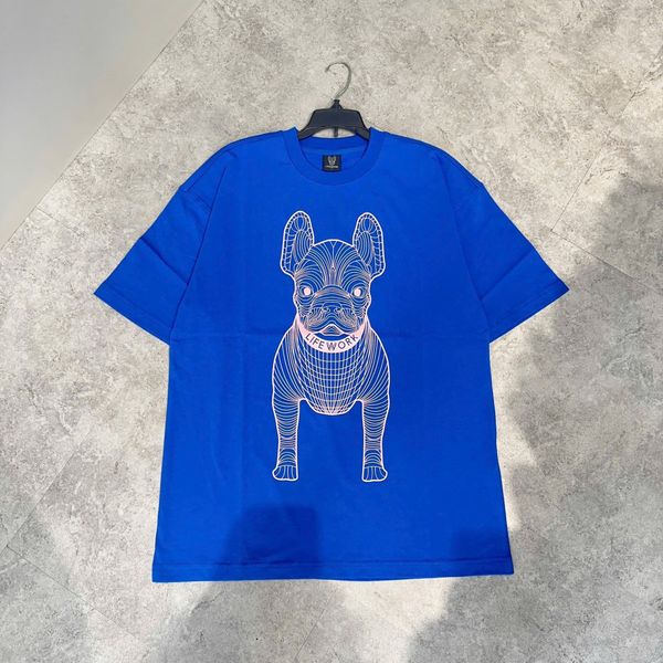  Áo thun Life Work - Life Work Big Logo Basic Blue Yellow 