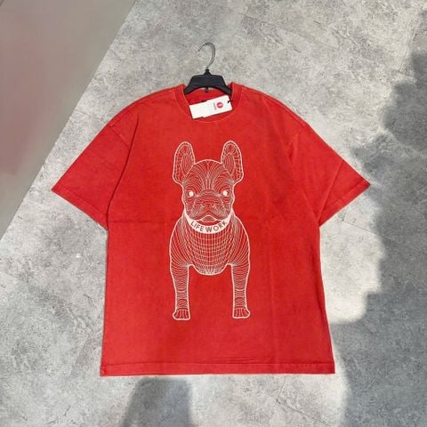 Áo thun Life Work - Life Work Big Logo Basic Red - LW255TS991