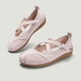  Giày Jeep Mary Jane - [Nữ] Vintage Toe Ballet Pink P661W13310 