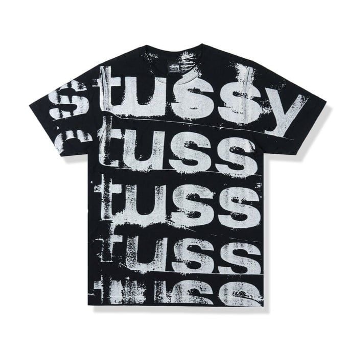 【STUSSY★】Stamp T-shirt Black Áo Stussy [Unisex] - Stussy Stamp Tee - Black – ADLV, NEWERA