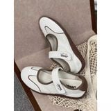  Giày Jeep Mary Jane - [Nữ] Sport Ballet Soft Sole Dusty Cream - P661W12375 