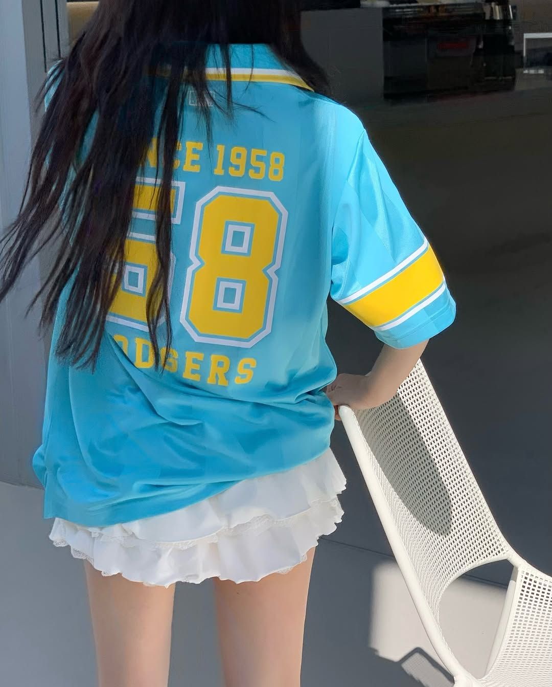  Áo Polo MLB [Unisex] Varsity Sport Jersey Overfit - 3FTSV1743 